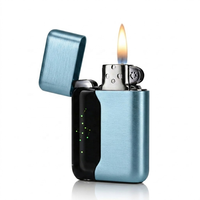 Briquet électronique LED coupe-vent rechargeable USB Type C avec allumage de cigarette sécurisé – Vente en gros usine