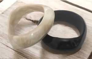 Bracelets en résine écologiques, ronds, noirs et marron, thème ange, pour Noël et le Nouvel An, objets de collection artistiques à exposer - Product Image 6
