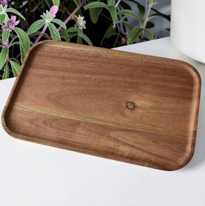 Plateau de service en bois artisanal Unicorn Handicrafts, durable, facile à nettoyer, finition naturelle, pour la restauration, les restaurants, les hôtels, les cafés et la maison - Product Image 5