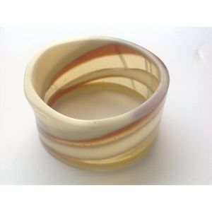 Brazaletes de Resina de Cristal y Madera, Accesorios de Moda para Vestimenta Étnica y Fusion - Product Image 1