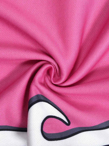 Ensemble de survêtement rose Y2K imprimé graphique, avec logo personnalisé, sweat à capuche zippé intégral et pantalon de survêtement ample, tenue 2 pièces - Product Image 4