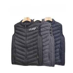 Gilet matelassé léger et respirant 100 % polyester imperméable et isolé pour homme, idéal pour la randonnée hivernale et les occasions décontractées - Product Image 1