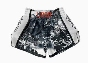 กางเกงออกกำลังกาย MMA สำหรับผู้ชาย กางเกงออกกำลังกายเอวยางยืดระบายอากาศได้ดี - Product Image 4