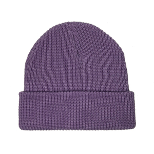 Gorro de Punto Unisex de Color Sólido, 100% Algodón, Cálido para Invierno, Casual, Ajustable para Adultos, Personalizable con Conceptos de Fitness - Product Image 1