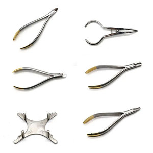 Premium Quality Manual Clinical Instrument Collection Fine Stainless Steel Finish Orthodontic <b>Plier</b> <b>Set</b> CE Certified Reusable - Product Image 1