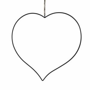Best Design Heart Metal Hanging Ornament Festivals Decorative Christmas Room Decor Handmade Decorative Item Low Price - Product Image 1