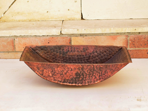 Handmade Copper Vessel <b>Sink</b> Irregular Shape <b>Bathroom</b> Basin Decorative Wash Basin Unique Copper <b>Bathroom</b> <b>Sink</b> for Home Hotel - Product Image 4
