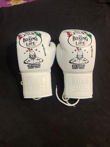 No Boxing No Life <b>Gloves</b> Lace Up <b>Type</b> Sparring Training Boxing <b>Gloves</b> All Size - Product Image 2