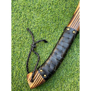 Hache Viking artisanale en acier industriel à haute teneur en carbone, manche en bois de rose, étui en cuir, 1,5 kg, personnalisable, multi-usages - Product Image 2