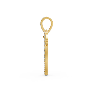 BRILLIANT DIAMANT PD-14 Collar con Colgante de Lazo de Diamante Cultivado en Laboratorio, Chapado en Rodio sobre Oro Blanco de 14K, Corte Brillante, Certificado IGI - Product Image 5