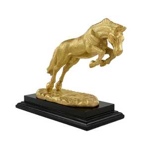 Dazzling Handmade Brass Horse Sculpture Traditional Animal Figure Tabletop <b>Decor</b> for Living Room Eco-Friendly Durable - Product Image 3