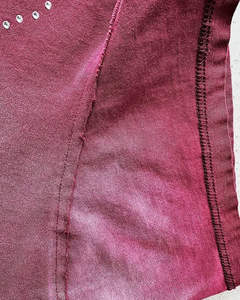 เสื้อยืดกราฟิกทรงหนา ผ้าฟอกสีแบบแอซิด คอกลม ทรงบ็อกซี่ โอเวอร์ไซส์ วินเทจ สีขาว ทรงบ็อกซ์ฟิต - Product Image 2