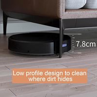 Robot aspirateur intelligent 3-en-1 contrôlé par application, entièrement automatique, avec batterie au lithium rechargeable, qui aspire, nettoie et lave tout en un.