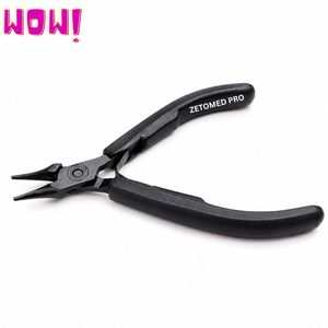 Black Stainless Steel Jewelry Making <b>Small</b> Fine Tip Chain Nose <b>Pliers</b> - Product Image 1