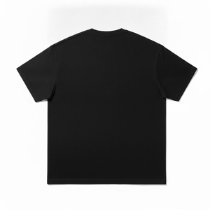 T-shirt uni à impression en relief, graphiques texturés 3D personnalisés, tee-shirt oversize pour homme, vêtements streetwear haut de gamme 100% coton, achat en gros - Product Image 2