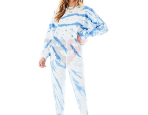 Venta caliente Nuevas mujeres personalizadas Venta directa de fábrica Transpirable Tie Dye Impreso Mujeres Sudaderas con capucha - Product Image 4