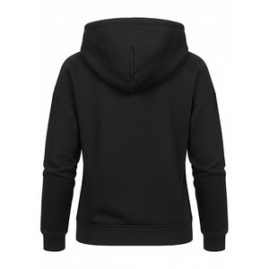 Veste zippée en polaire unisexe surdimensionnée avec logo sur le devant, style streetwear décontracté - Product Image 5