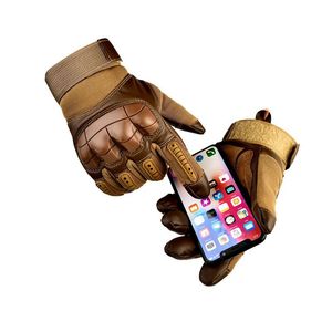 Guantes Térmicos de Invierno con Pantalla Táctil, Antideslizantes, de Cuero y Microfibra, Resistentes al Viento, para Esquí, Senderismo y Ciclismo - Product Image 3