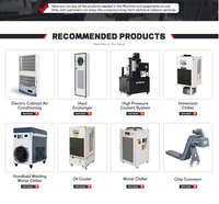 Refroidisseur industriel, industrie, basse température, refroidissement de l'eau, refroidisseur d'huile industriel pour broche