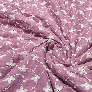 Borer Embroidery Fabric Sequence Bead Chain Stitch Net Mesh Fashion Textile Wholesale Export <b>Material</b> For Garment - Product Image 4