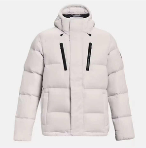 Custom Logo <b>Pullover</b> Quilted Puffer <b>Men's</b> <b>Jackets</b> Winter Outdoor <b>Jacket</b> Wholesale Winter Puffer <b>Jacket</b> Hot Sale Cheap Price - Product Image 1