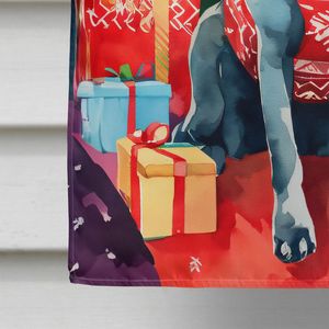 Gran Multicolor Poliéster Weimaraner Casa de Navidad Bandera Porche Manga Poste Decorativo Patio Banner Decoraciones de Navidad - Product Image 4