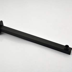 Juego de grifería de lujo para baño con cabezal de ducha tipo lluvia de 10 pulgadas en latón negro mate y rociador de mano, sistema mezclador de lluvia para gama alta - Product Image 6