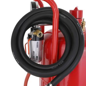 Ugello in ceramica da 2,5 m, Sabbiatrice da 10 galloni/40 litri con valvola di interruzione, Manometro, Tramoggia di riempimento da 6 pollici per una pulizia efficiente del motore - Product Image 2