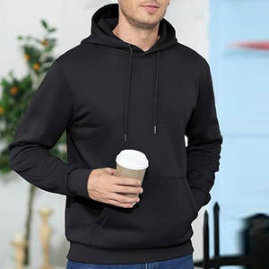 Sudadera con Capucha de Forro Polar Personalizada OEM para Ropa Urbana de Campus, Sudaderas con Capucha para Hombre con Detalles Minimalistas de Estilo Urbano - Product Image 3