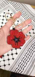 Premium Handmade Beaded <b>Key</b> <b>Ring</b> Multicolor Decorative Bag Accessory At Best Price - Product Image 2