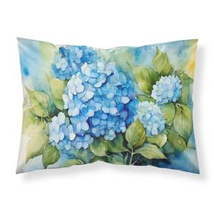 Funda De Almohada decorativa de hortensias de acuarela, ligera y Súper suave, de fácil cuidado, almohada de tamaño estándar - Product Image 1