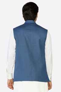 Chaleco Formal de Poliéster Negro de Manga Corta para Hombre, Personalizable con Botones, Transpirable y Resistente al Viento, con Logotipo Impreso Personalizado para Verano - Product Image 4