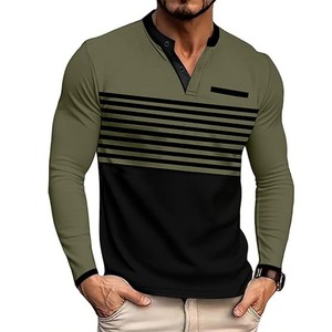 Chemises décontractées grande taille pour hommes, style japonais exotique, respirantes et à séchage rapide, en polyester/coton, idéales pour les fêtes et le golf - Product Image 5