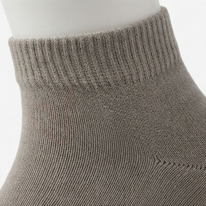 Chaussettes courtes pour hommes, couleur unie, tricotées, respirantes, en coton, pour un usage quotidien, style classique, printemps - Product Image 5