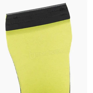 Agarraderas de Neopreno para las Palmas de las Manos con Correa Ajustable para la Muñeca, para Ejercicios y Fitness, Color Negro con Ribete Amarillo - Product Image 2
