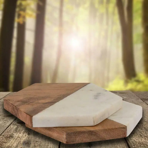 Sous-verres carrés réutilisables écologiques personnalisés, épaisseur 10 mm, tapis et coussinets antidérapants avec design personnalisé pour usage domestique et commercial - Product Image 5