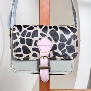 Fabricant de sacs à main à prix raisonnable Sac à bandoulière en cuir recyclé de haute qualité pour femmes, élégant, unique, imprimé animal - Product Image 6