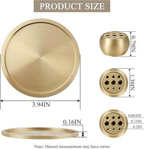 Luxury Religious Eco-friendly Metal <b>Incense</b> <b>Burner</b> for Oud Wood Home Fragrance in Villas Hotels & Traditional Interior Styling - Product Image 3