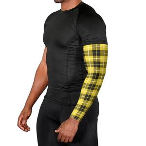 Manga del brazo de ciclismo personalizada al por mayor Anti-UV deportes compresión hombre béisbol mangas del brazo 2 uds protección solar impresión - Product Image 1