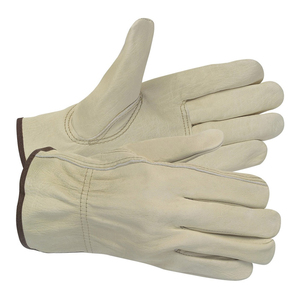 Heavy Duty AB Grade Cow Split Leather No Lining <b>Driver</b> Safety Work <b>Gloves</b> High Quality Comfortable Industrial Driving <b>Gloves</b> - Product Image 2