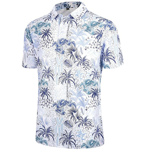 Personalizable verano Casual hombres de manga corta de poliéster para Polos 3D impreso patrón sólido mostrar su propio logotipo de marca - Product Image 4