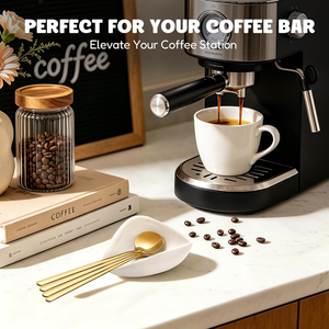 Cucharas de Café Doradas de 6.7 Pulgadas de Largo, Cucharas de Acero Inoxidable para Remover Café, Cucharas Premium para Té y Postre - Product Image 5