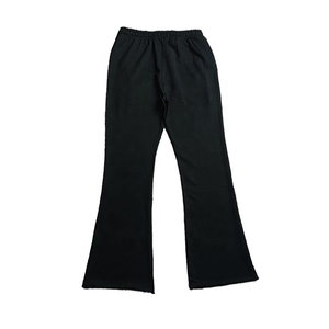 ชุดวอร์มขาบานแบบใหม่ล่าสุด พร้อมโลโก้สั่งทำพิเศษ เสื้อฮู้ดครอปกันลม และกางเกงขายาวทรงกว้าง สไตล์สตรีทแวร์โอเวอร์ไซส์สำหรับฤดูหนาว - Product Image 5