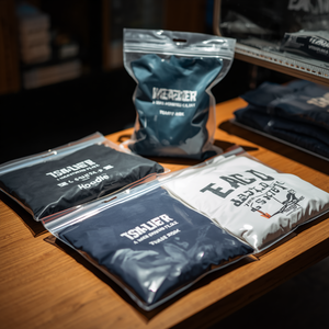 Bolsas de Embalaje Personalizadas para Camisetas y Sudaderas, Bolsa de Almacenamiento de Ropa de Plástico Resellable OEM - Product Image 3
