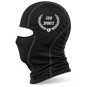Masque Balaclava personnalisé, couvre-visage thermique, tissu doux, ajustement extensible, confortable, léger, pour le cyclisme, la course à pied, les activités de plein air, OEM - Product Image 4