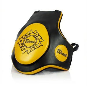 Protège-corps en cuir PU pour entraîneur de Muay Thai – Bouclier corporel pour entraînement de boxe et de kickboxing – Logo personnalisé OEM disponible - Product Image 2