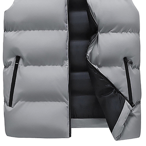 Anti Wrinkle High Quality <b>Men</b> puffer vest Latest Fashion Lightweight Comfortable Hot Selling puffer vest With Adjustable Price - Product Image 4