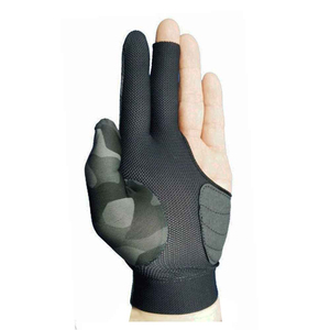 Gants de billard personnalisés pour fournisseurs OEM, marque privée, trois doigts, faible friction, respirants, commandes en gros - Product Image 2