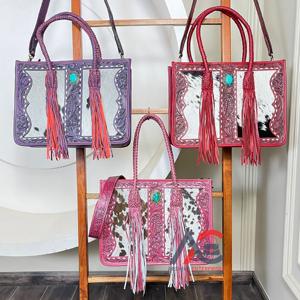 Nouveau Sac Fourre-tout Tendance 2026 en Cuir de Vachette Façonné à la Main pour Femme, Grande Capacité, Porté Épaule ou en Bandoulière, avec Compartiment Dissimulé pour Arme de Défense - Product Image 1