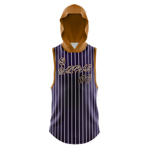 Sudadera con Capucha sin Mangas de Lujo Personalizada de Poliéster/Algodón para Invierno, con Bordado Frontal Sólido, 300g, Sudadera sin Mangas para Hombre - Product Image 1